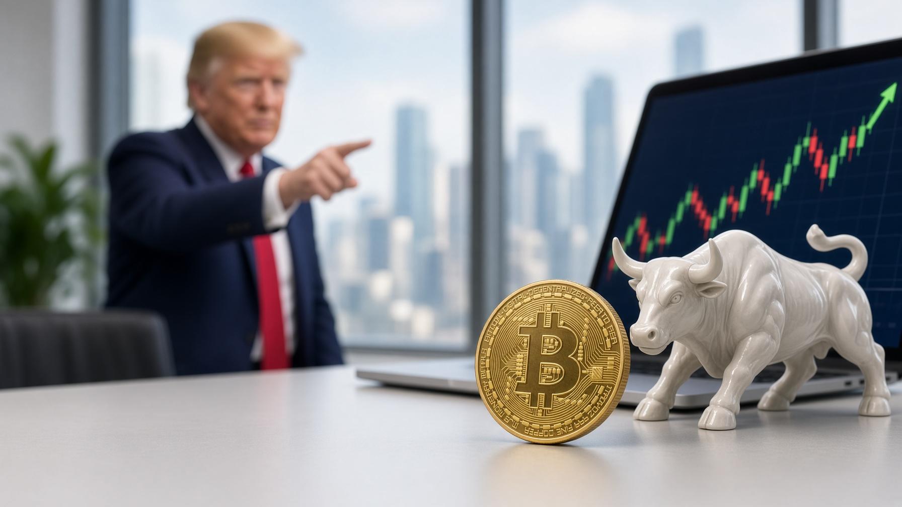 Le Bitcoin bondit après l’appel de Trump à voter le Clarity Act